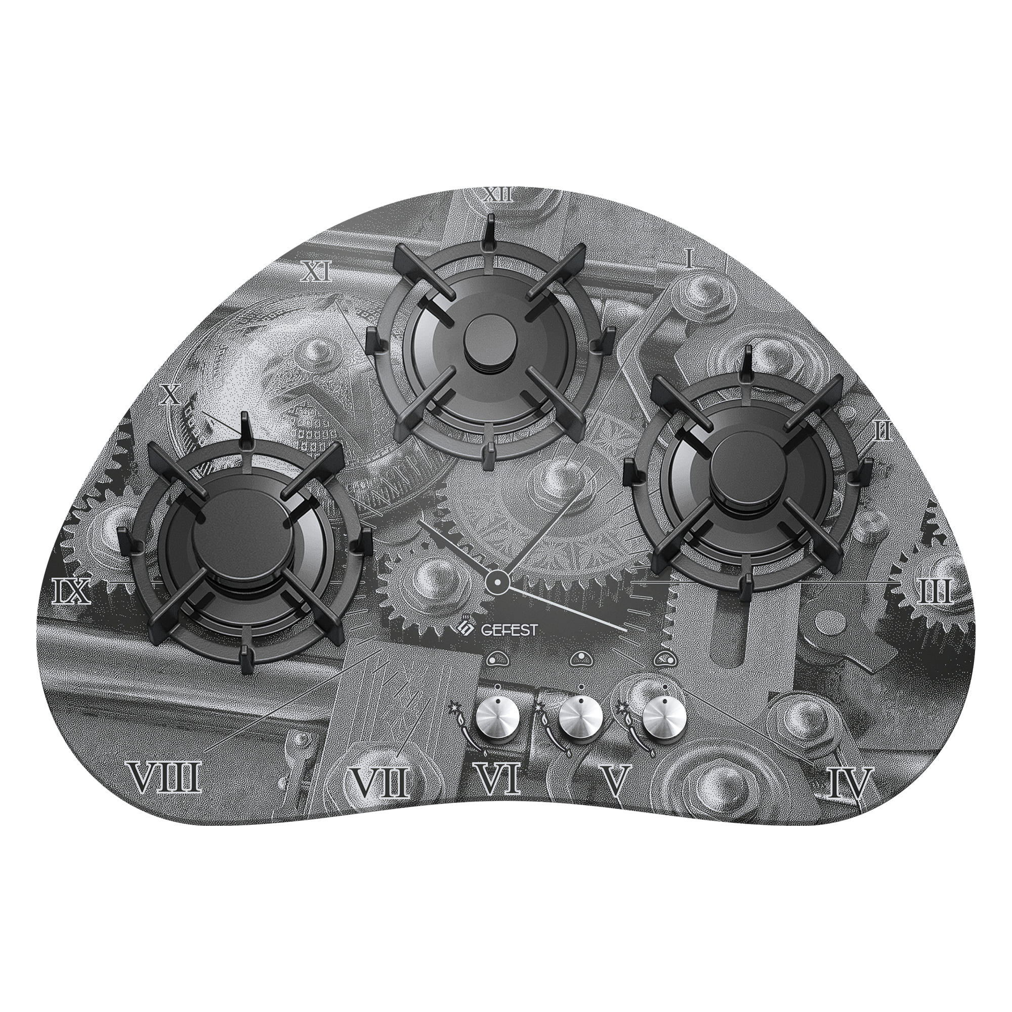 Газовая варочная панель Gefest CH 2120 K6, Белый детальное изображение - 2