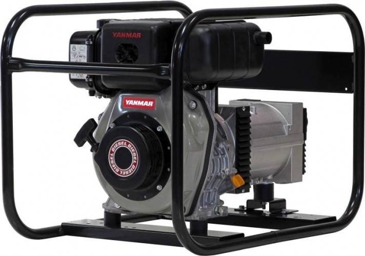 Генератор дизельный с воздушным охлаждением EUROPOWER EP 4000 D 953010400, 3.6 кВт, Черный детальное изображение - 1