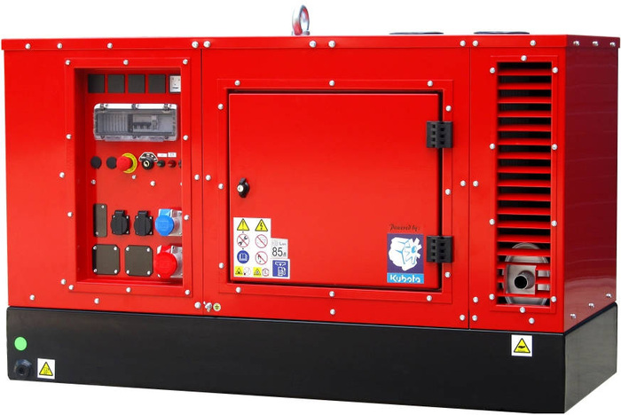 Генератор дизельный EUROPOWER EPS 243 TDE 991012413, в кожухе, 18.4 кВт, Красный №1