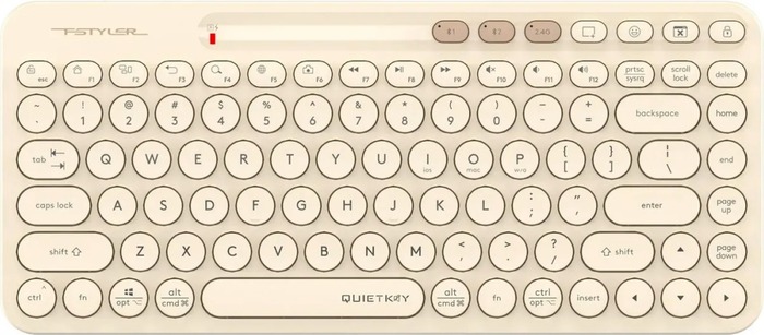 Клавиатура A4Tech Fstyler FBK36C AS, Бежевый №10