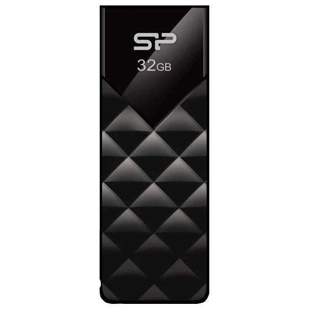 USB Flash накопитель Silicon Power Ultima U03 (SP032 ГБUF2U03V1K) 32 ГБ, черный детальное изображение - 1