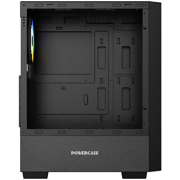 Корпус Powercase Mistral AY4B ARGB, Черный детальное изображение - 4