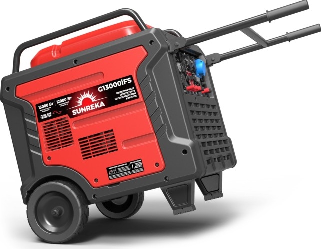 Генератор бензиновый SUNREKA G13000iFS 211024, 12 кВт, Красный детальное изображение - 7