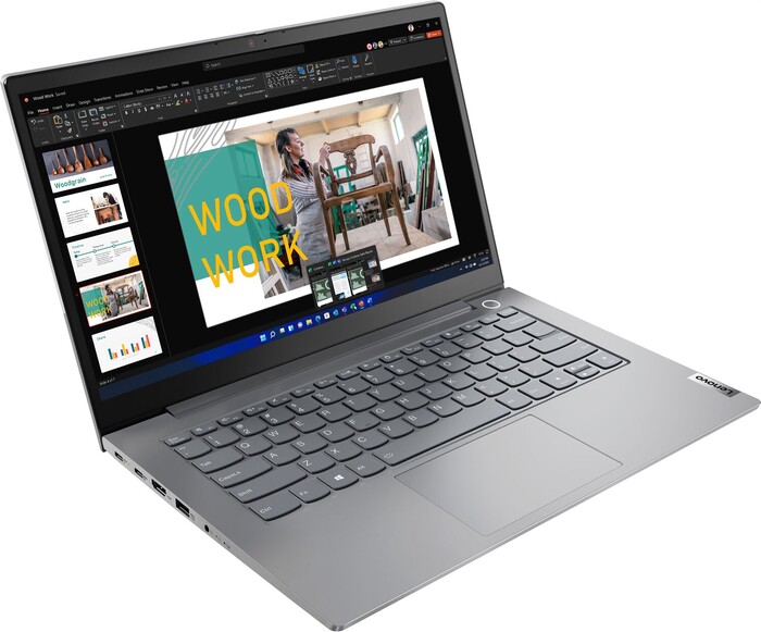 Ноутбук Lenovo ThinkBook 14 G4 ABA, 21DK0098RU, RAM 16 ГБ, SSD 256 ГБ, Серый №5