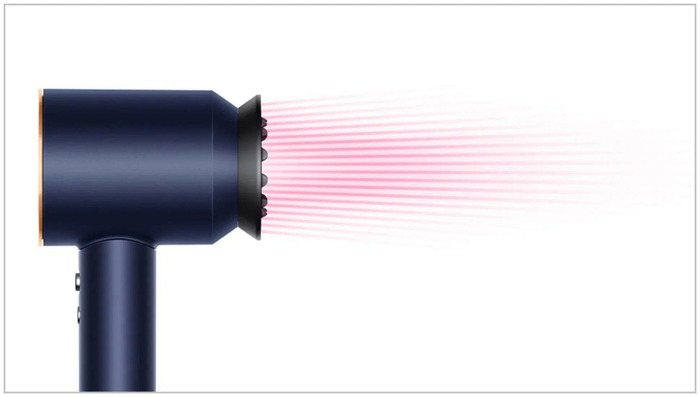 Фен Dyson Supersonic HD15 EU, Prussian Blue/Bright Copper №7