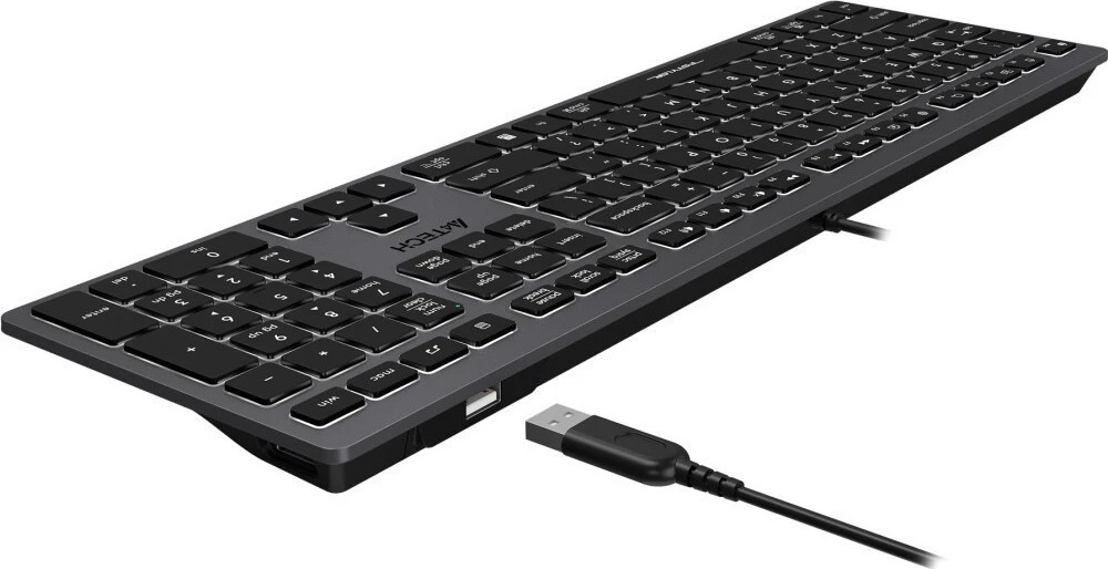 Клавиатура A4Tech Fstyler FX60H, Серый детальное изображение - 5