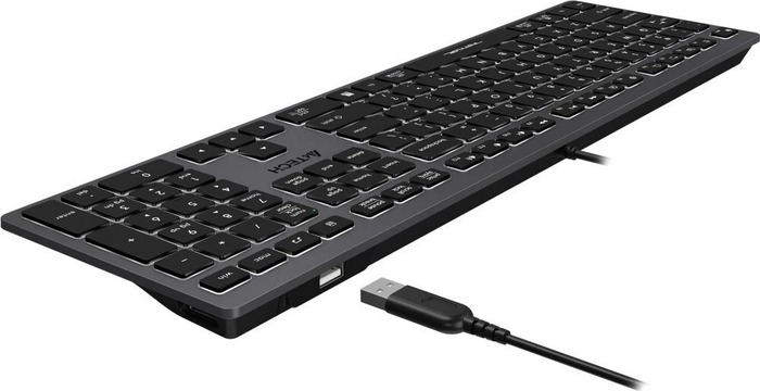 Клавиатура A4Tech Fstyler FX60H, Серый №5