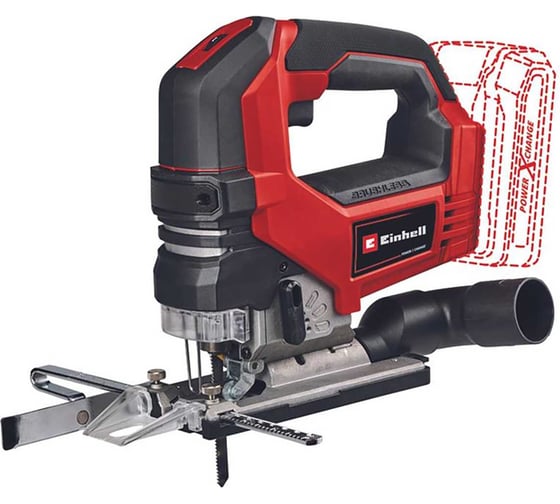 Лобзик аккумуляторный Einhell PXC TP-JS 18/135 Li BL, 135мм, ход 26мм, Quick, рук.скоба, без АКК и ЗУ 4321260, 18 В, 26 мм, 400 Вт детальное изображение - 1