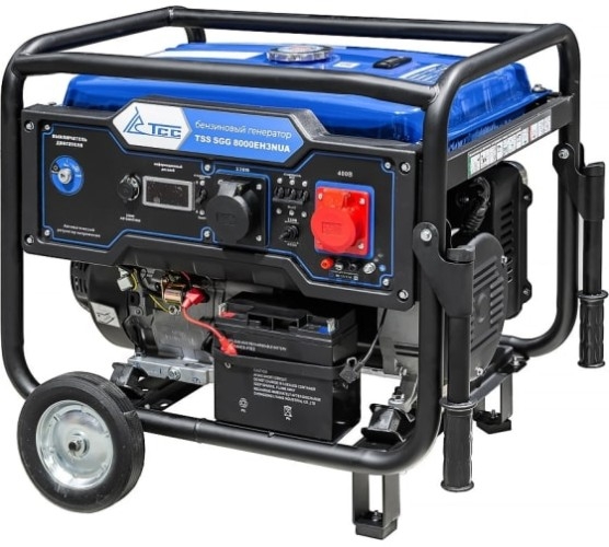 Генератор бензиновый ТСС SGG 8000EH3NUA 160017, 8 кВт, Синий детальное изображение - 1
