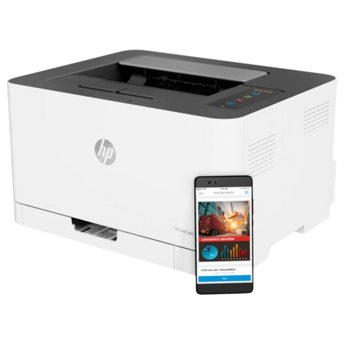 Принтер HP Color Laser 150nw, 4ZB95A, Белый №3