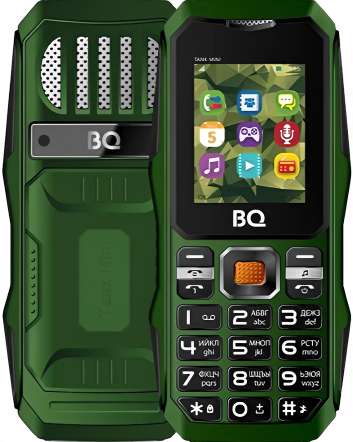 Мобильный телефон BQ 1842 Tank Mini, 32 Мб, Синий, Dual mini-SIM №2