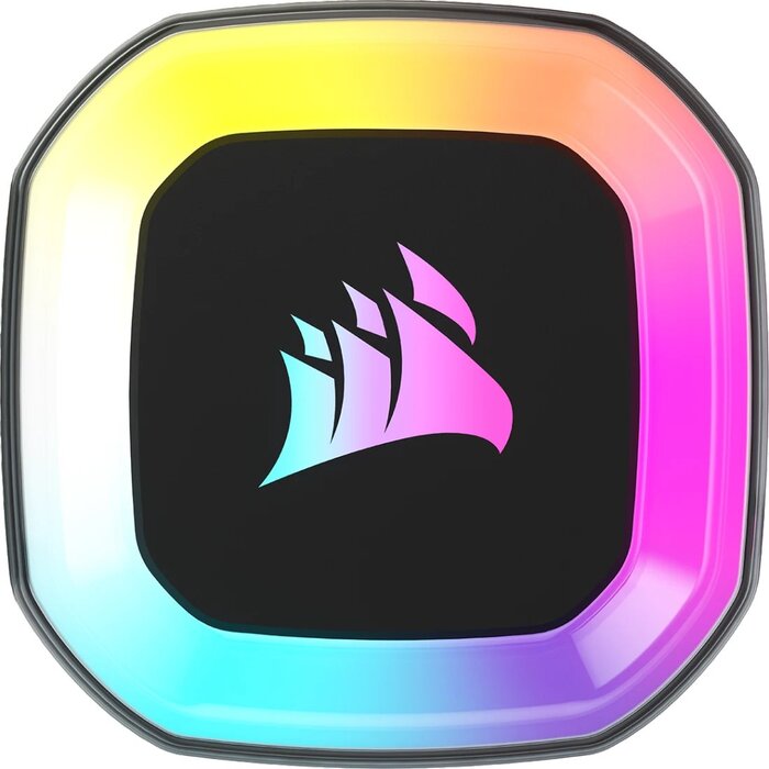 Система жидкостного охлаждения Corsair H150 RGB, Черный №2