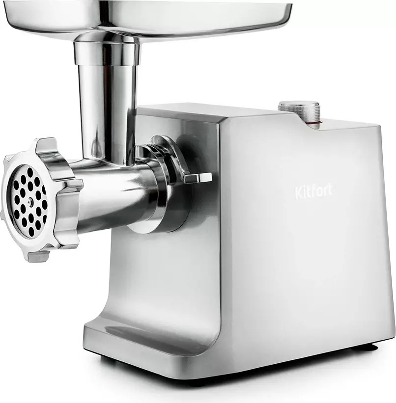 Мясорубка KITFORT KT-2108, Серебряный детальное изображение - 1