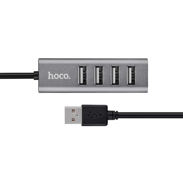 USB-концентратор HOCO HB1, Серый №2