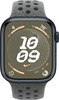 Умные часы Apple Watch Series 9 Midnight Aluminum Case GPS + Cellular with Nike Sport Band Cargo Khaki, 41 mm, Карго хаки вариант - 2