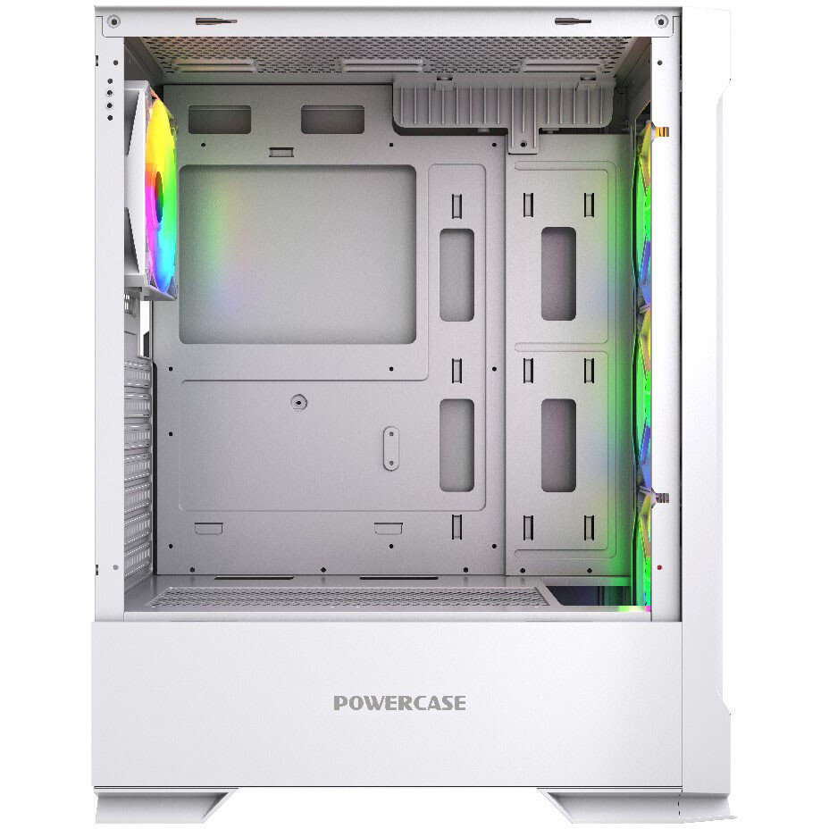 Корпус Powercase Mistral AZ4W ARGB, Белый детальное изображение - 4