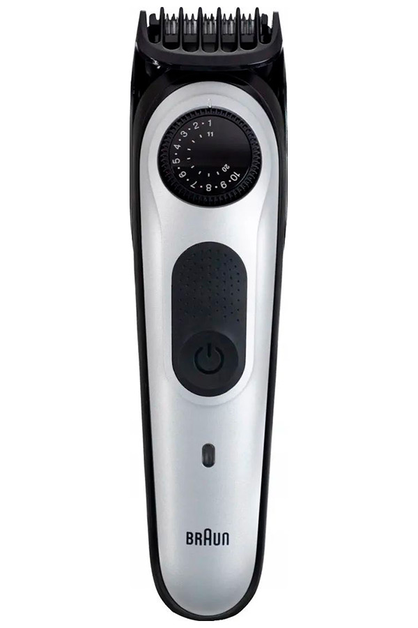 Триммер для лица Braun BT5960TS + Бритва Gillette, Серый/Черный детальное изображение - 2