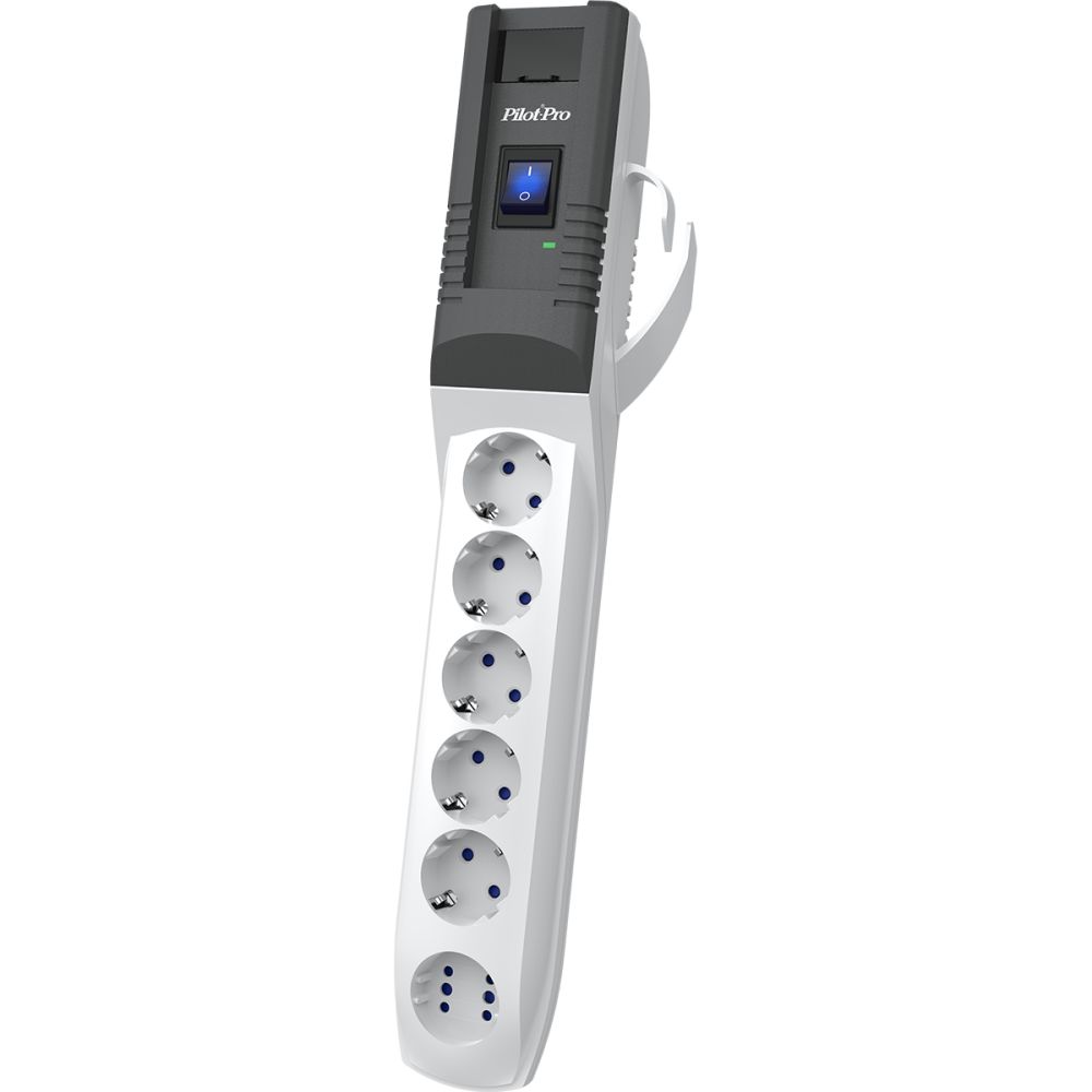 Сетевой фильтр Pilot Pro USB, 5 м, Белый детальное изображение - 1