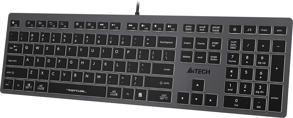 Клавиатура A4Tech Fstyler FX60, Черный детальное изображение - 3
