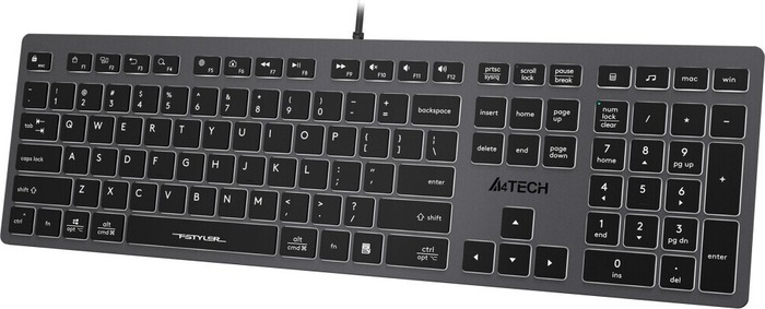 Клавиатура A4Tech Fstyler FX60, Черный №3