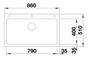Кухонная мойка Blanco Naya XL 9 521811  вариант - 11