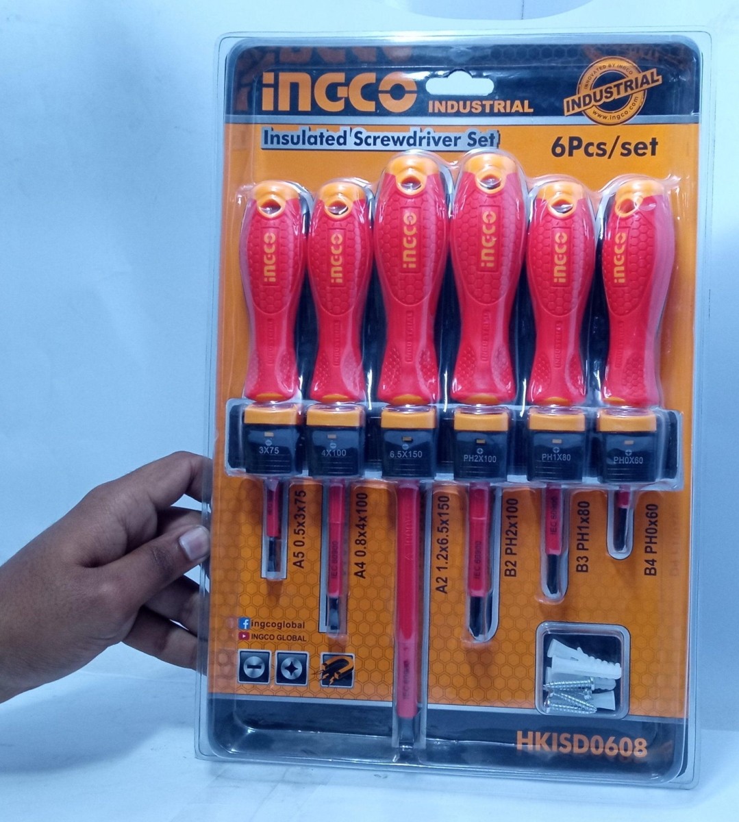 Набор инструментов INGCO HKISD0608 детальное изображение - 5