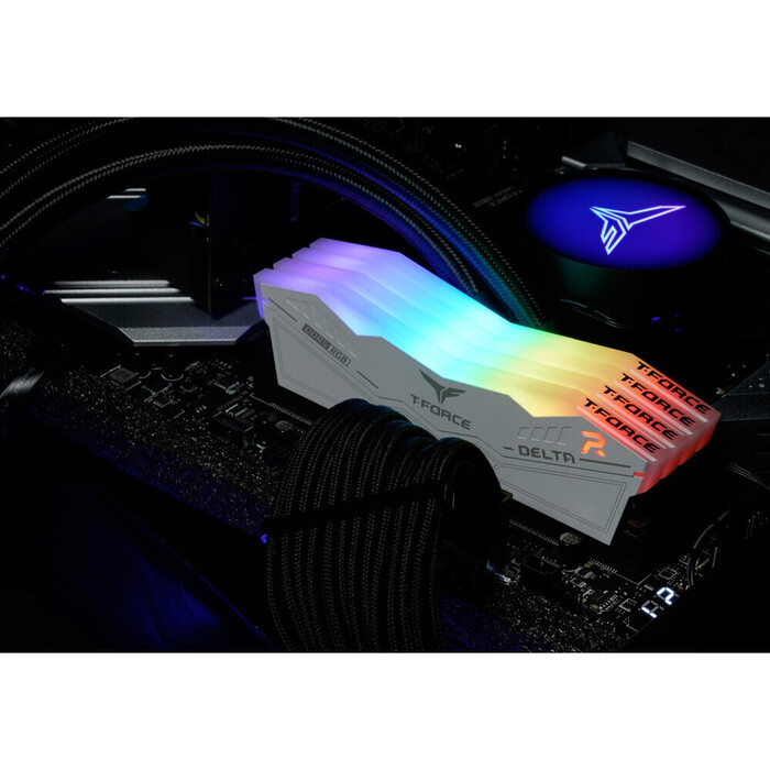 Оперативная память Team T-Force Delta RGB DDR5 6400MHz, FF4D532G6400HC32ADC01, 2x16 Гб KIT, 32 Гб №5