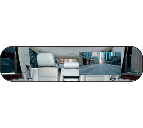 Видеорегистратор DIGMA FreeDrive 210 DUAL NIGHT FHD, 2-х канальный, 1920x1080 Full HD dpi, MicroSD, 64 ГБ, Черный детальное изображение - 1