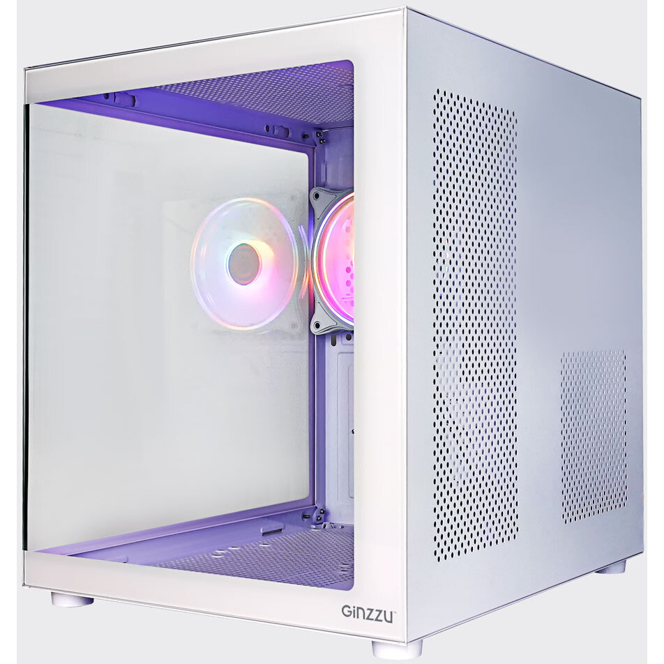 Корпус Ginzzu V250, Белый детальное изображение - 2