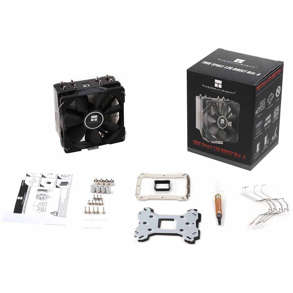 Кулер Thermalright TRUE Spirit 120 Direct Rev A, Черный детальное изображение - 3
