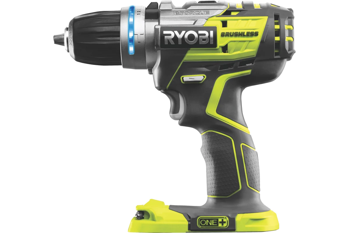 Аккумуляторная дрель-шуруповерт Ryobi ONE+ R18DDBL-0 5133002437, 18 В, 60 Нм, б/а  детальное изображение - 1