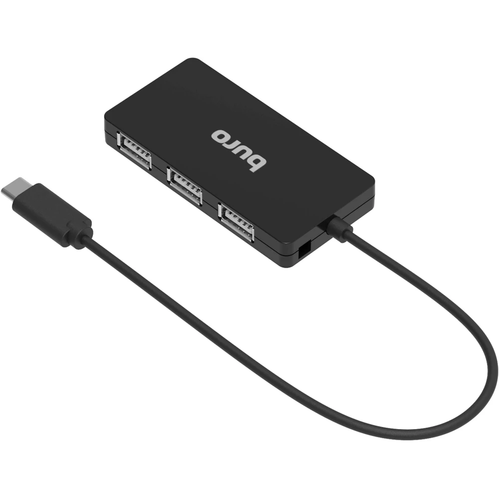USB-концентратор Buro BU-USBC-HUB-4U21, Черный детальное изображение - 2