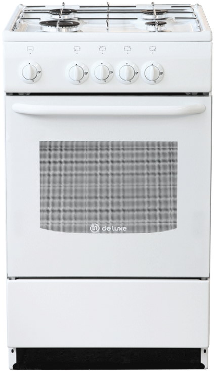 Плита De Luxe 5040.34G 000, Белый детальное изображение - 1