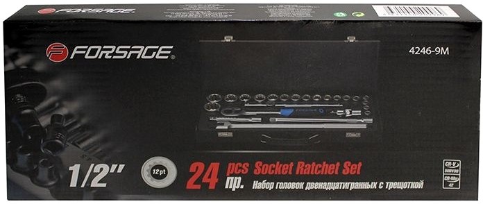 Биты, торцевые головки Forsage F-4246-9M детальное изображение - 4