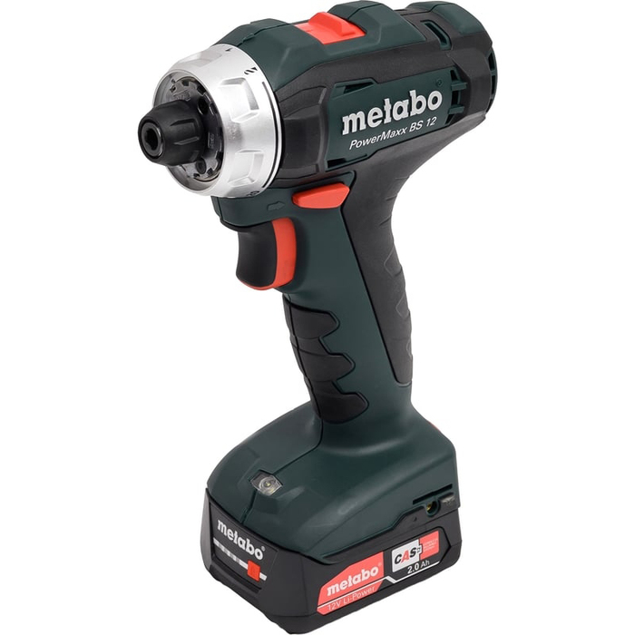 Аккумуляторная дрель-шуруповерт Metabo PowerMaxx BS 12V 318003600, 12 В, 45 Нм, 2 А·ч  №1