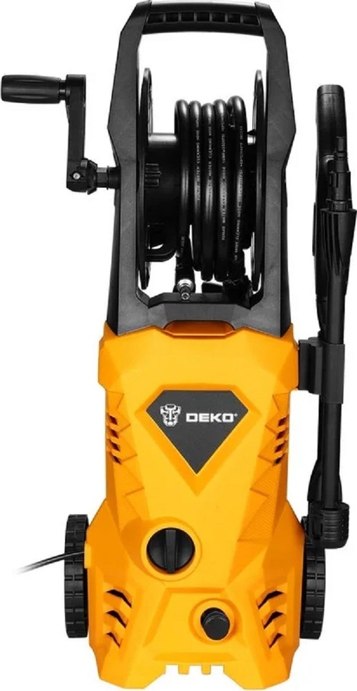 Автомойка DEKO DKCW1900 PRO, 1.9 кВт, 130 бар, Оранжевый/Черный №2