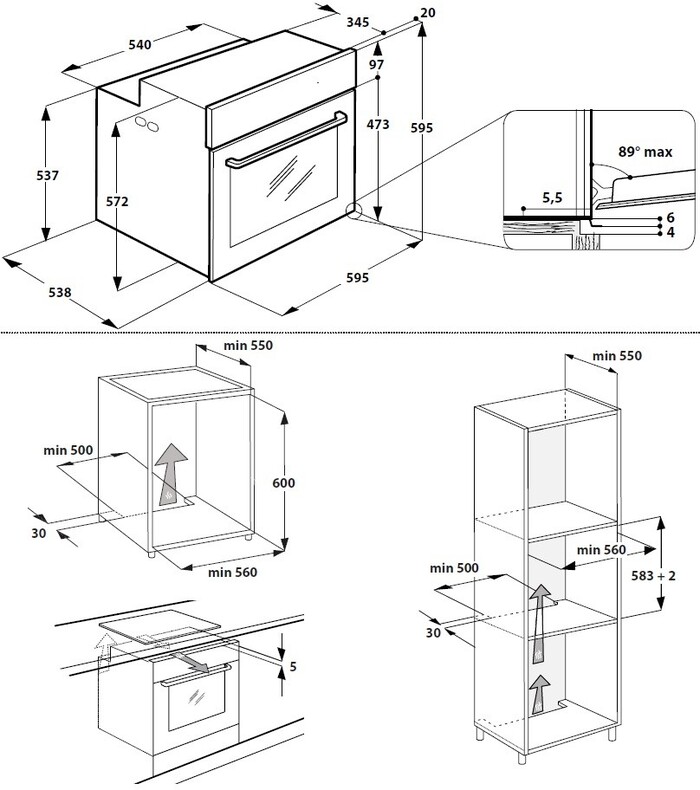 Духовой шкаф Whirlpool AKZ9 6230 IX  №2