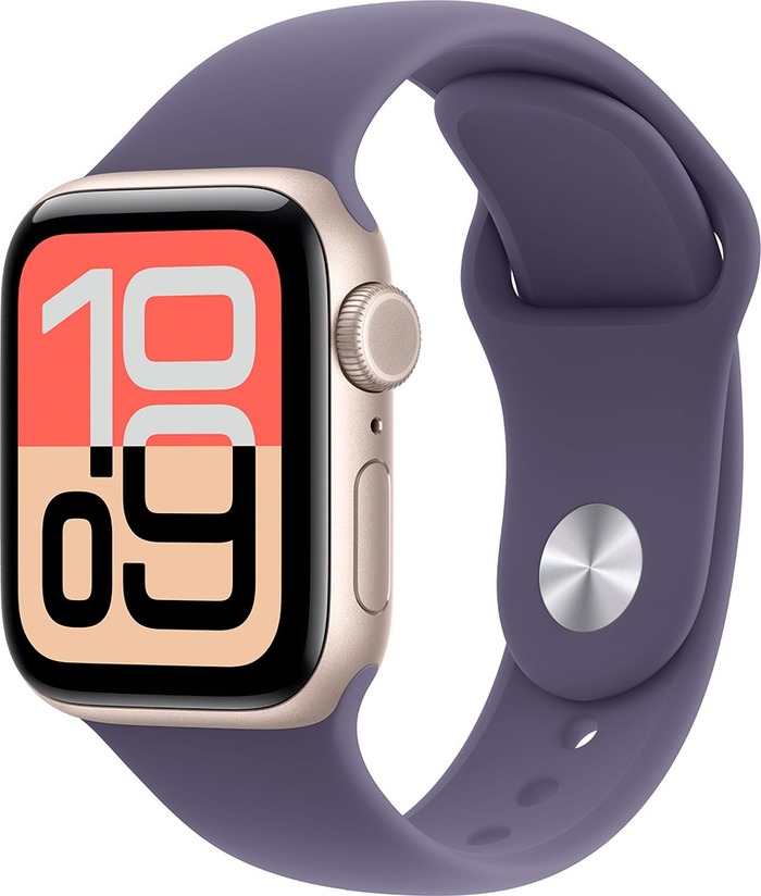 Умные часы Apple Watch SE 3 44 мм, GPS, Midnight Aluminium Case with Midnight Sport Band, Полуночный черный (M/L) №1