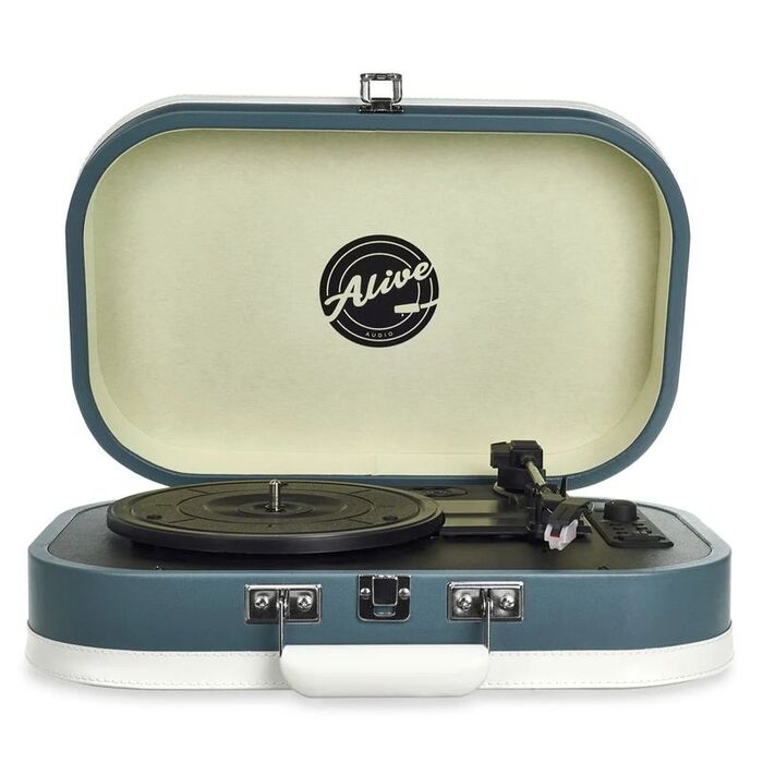 Проигрыватель винила Alive Audio Vintage Cold Wave, Синий №2