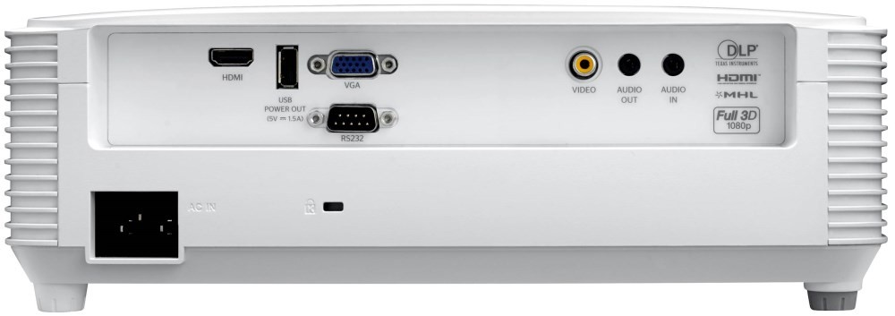 Проектор Optoma EH334, Белый детальное изображение - 4