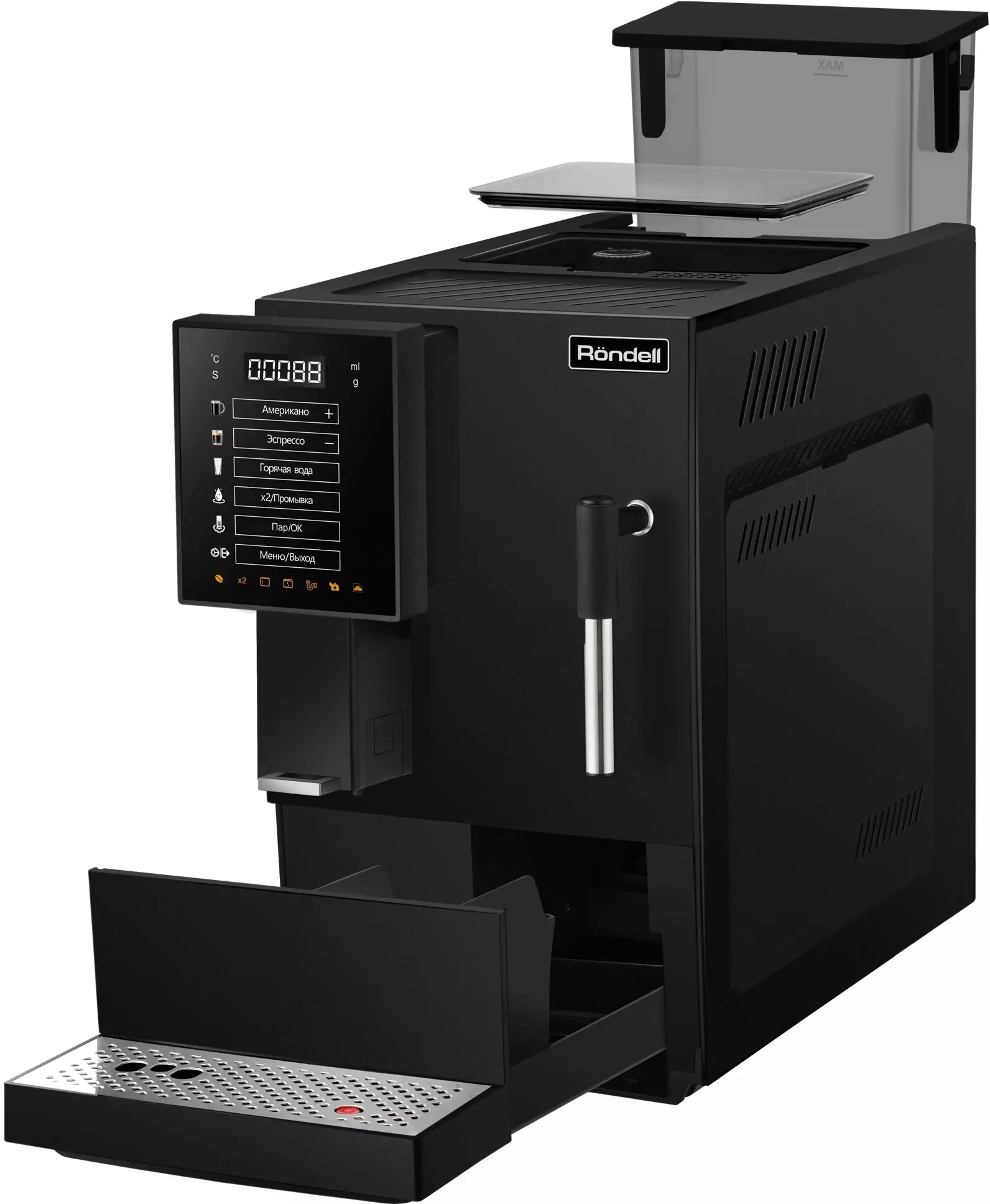 Кофемашина Rondell RDE-1117, Черный детальное изображение - 3