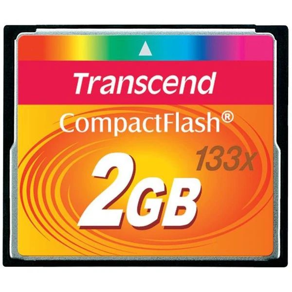 Карта памяти Transcend Compact Flash 133x (TS2GCF133), 2 Гб детальное изображение - 1
