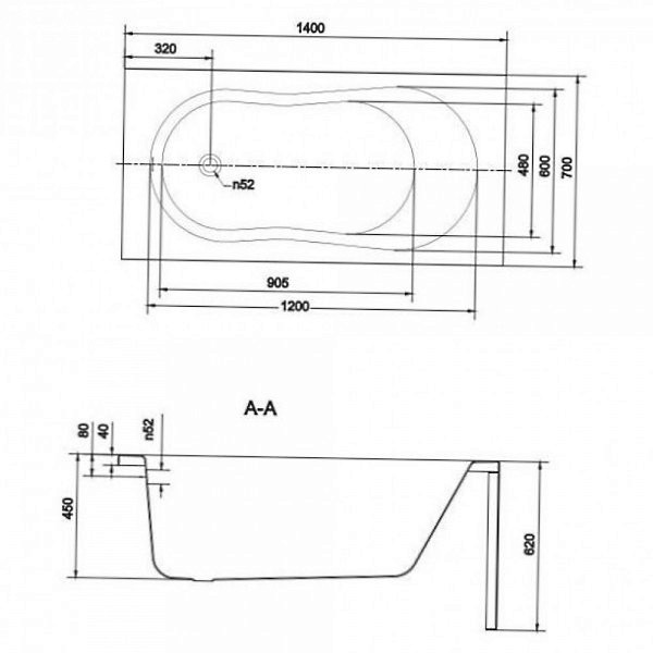 Ванна Cersanit Nike  детальное изображение - 2