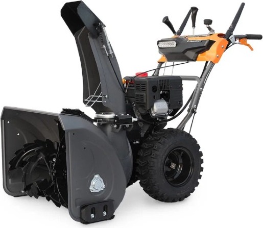 Снегоуборщик бензиновый VILLARTEC WB9071E, 9 л.с., 6500 Вт, Серый/Оранжевый детальное изображение - 1