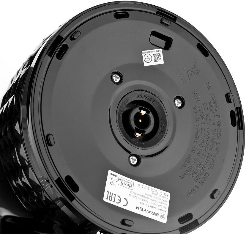 Электрический чайник Brayer BR1009 1.7 л, Черный детальное изображение - 3