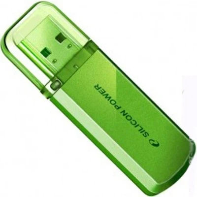 USB Flash накопитель Silicon Power Helios 101 (SP008 ГБUF2101V1N) 8 ГБ, зеленый детальное изображение - 1