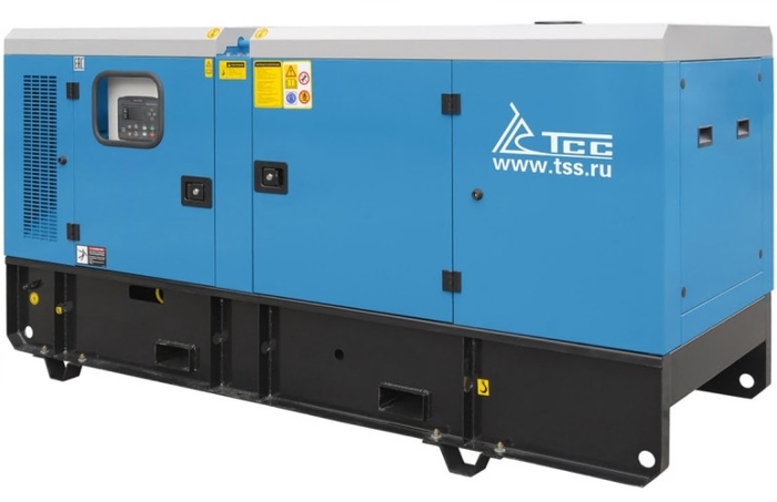 Генератор дизельный ТСС АД-40C-T400-1PKM16 (TTD 55TS ST) 042578, в кожухе, 40 кВт, Синий №1