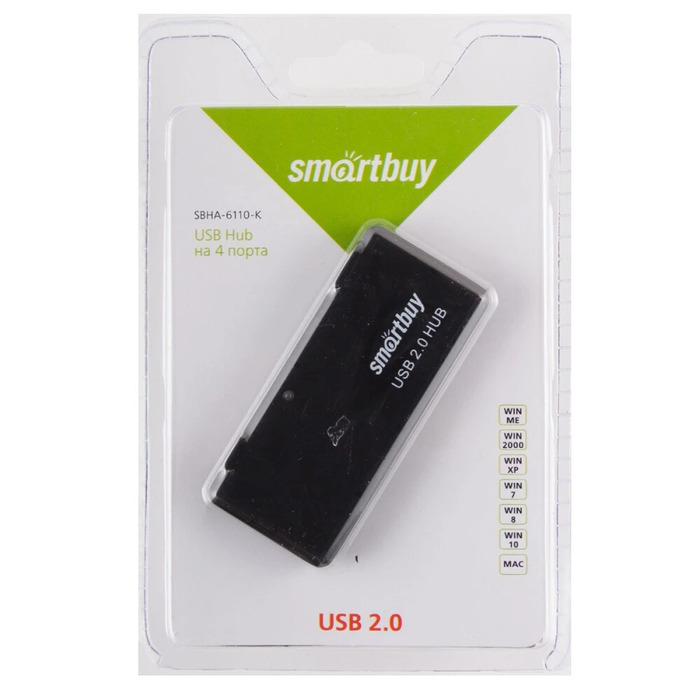 USB-концентратор SmartBuy SBHA-6110-K, Черный №3