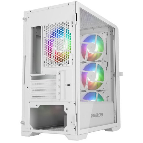 Корпус Powercase ByteFlow Micro, Белый детальное изображение - 4
