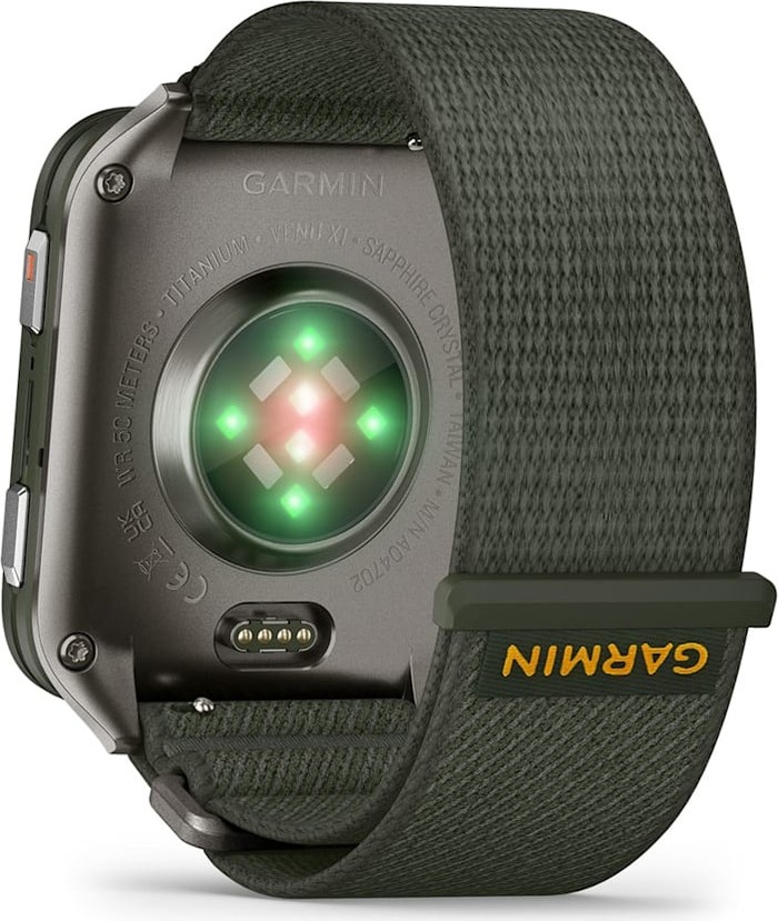 Смарт-часы Garmin Venu X1 46 мм, цвета мха с серой титановой крышкой, черным нейлоновым ремешком ComfortFit №5